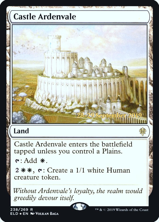 Castle Ardenvale [Throne of Eldraine Prerelease Promos] Magic: The Gathering