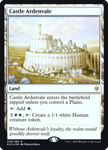 Castle Ardenvale [Throne of Eldraine Prerelease Promos] Magic: The Gathering