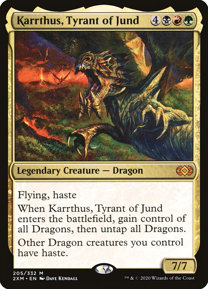 Karrthus, Tyrant of Jund [Double Masters] Magic: The Gathering