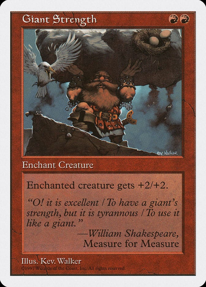 Giant Strength [Fifth Edition] Magic: The Gathering