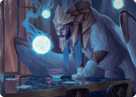 Tivit, Seller of Secrets Art Card [Streets of New Capenna Art Series] Magic: The Gathering