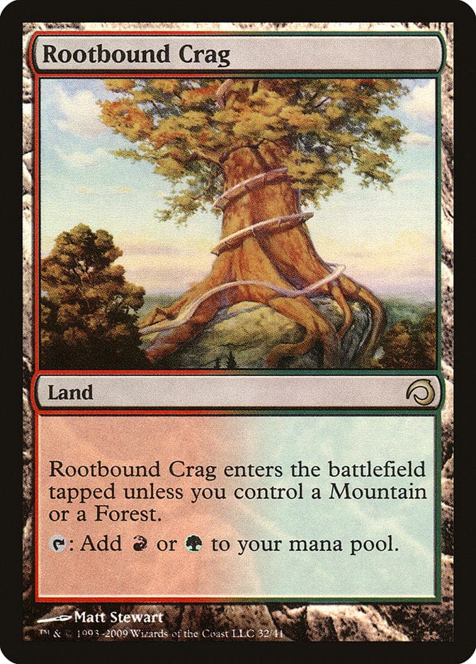 Rootbound Crag [Premium Deck Series: Slivers] Magic: The Gathering