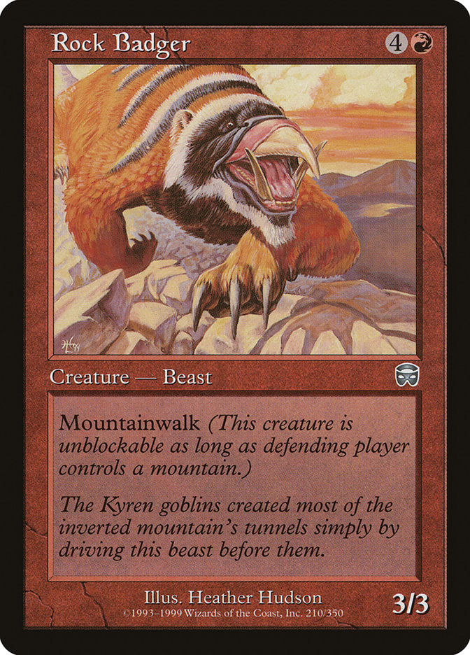Rock Badger [Mercadian Masques] Magic: The Gathering
