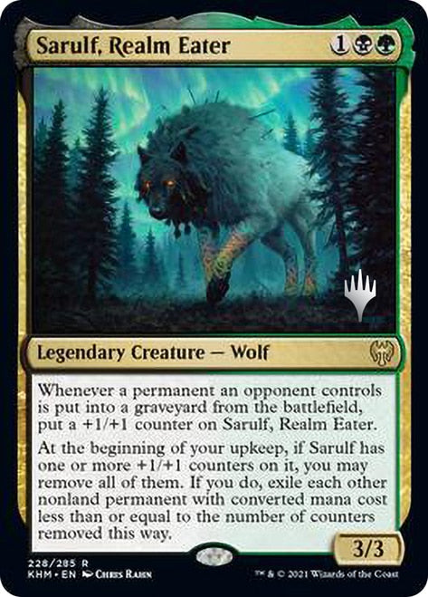 Sarulf, Realm Eater (Promo Pack) [Kaldheim Promos] Magic: The Gathering