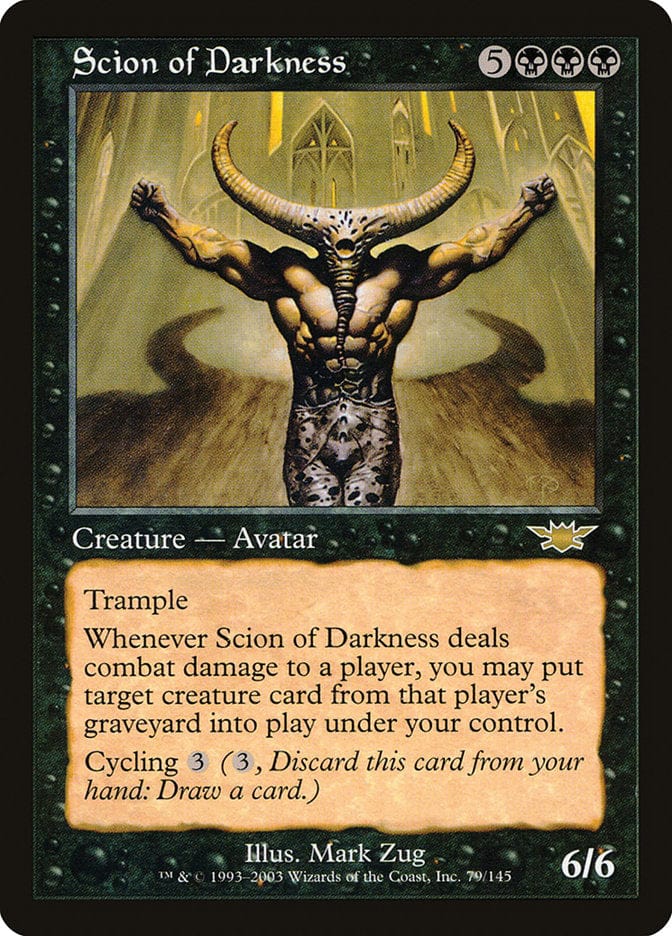 Scion of Darkness [Legions] Magic: The Gathering