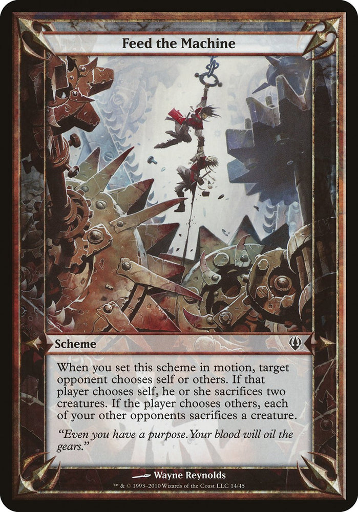 Feed the Machine (Schemes) [Archenemy Schemes] Magic: The Gathering
