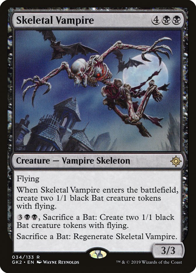 Skeletal Vampire [Ravnica Allegiance Guild Kit] Magic: The Gathering