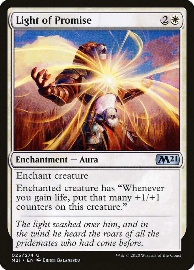 Light of Promise [Core Set 2021] Magic: The Gathering