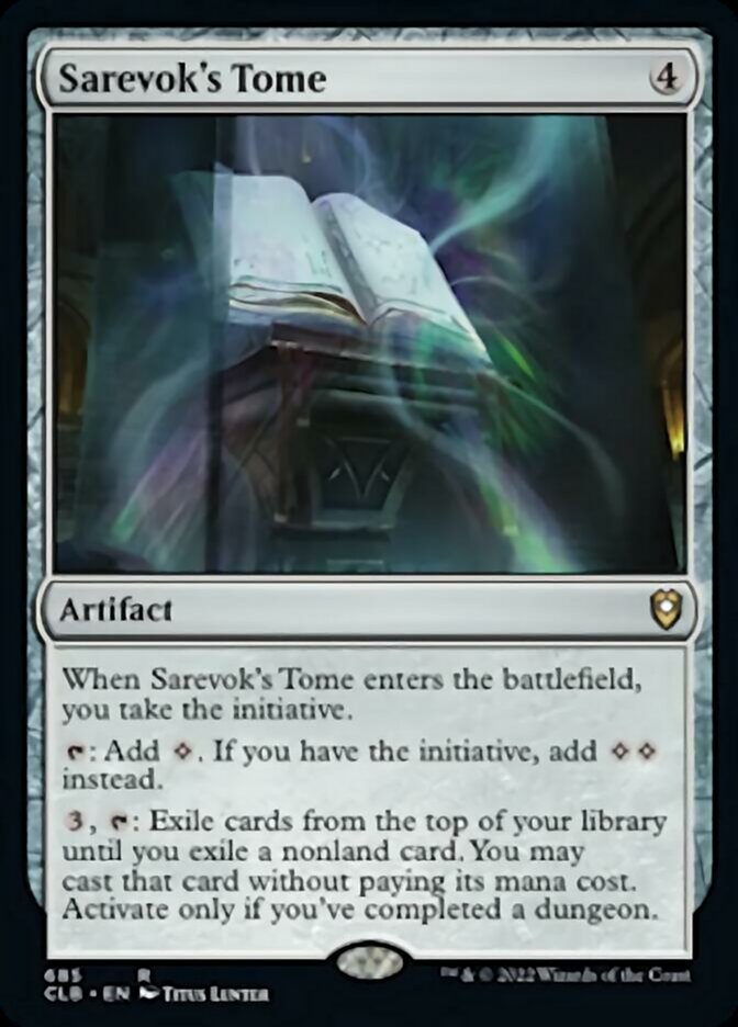 Sarevok's Tome [Commander Legends: Battle for Baldur's Gate] Magic: The Gathering