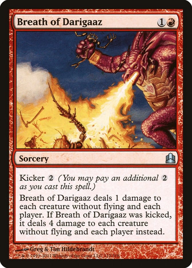 Breath of Darigaaz [Commander 2011] Magic: The Gathering