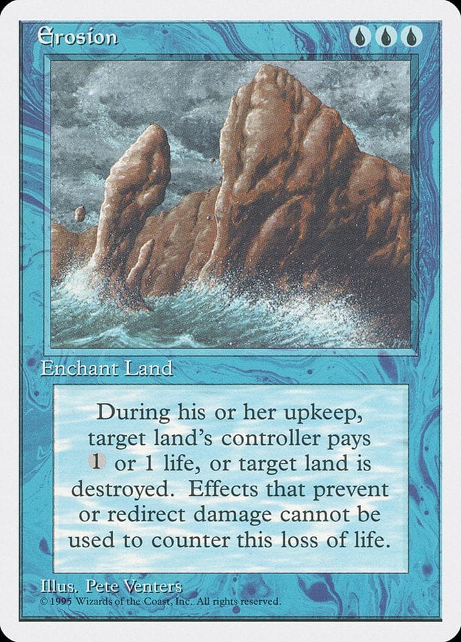 Erosion [Fourth Edition] Magic: The Gathering