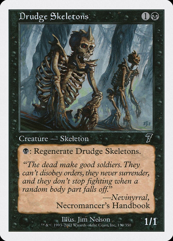 Drudge Skeletons [Seventh Edition] Magic: The Gathering