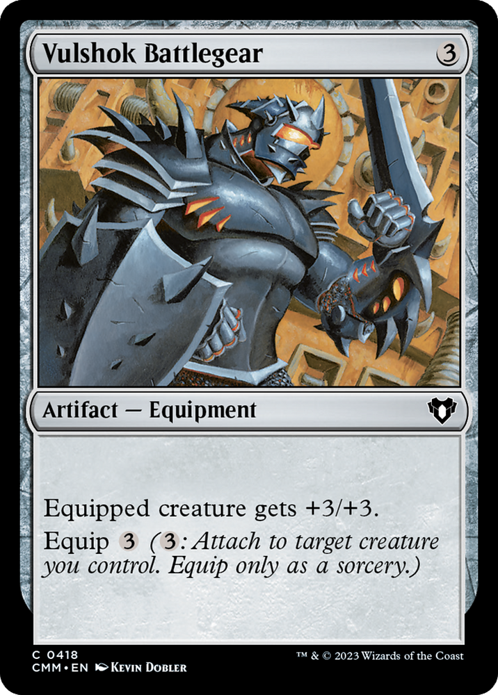Vulshok Battlegear [Commander Masters] Magic: The Gathering