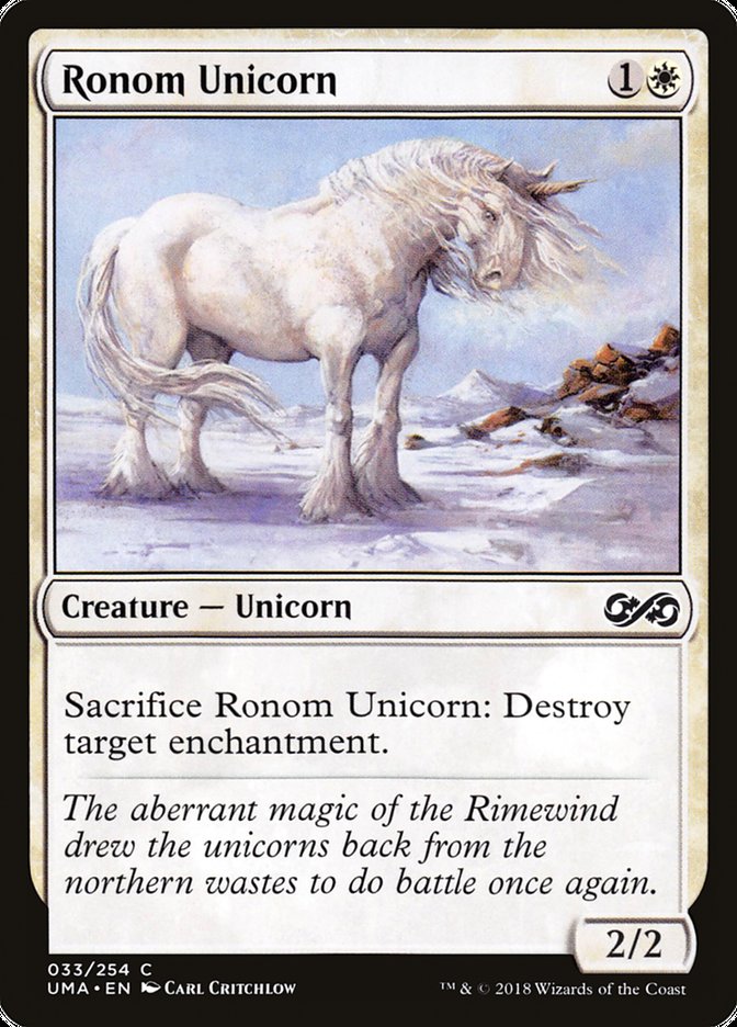 Ronom Unicorn [Ultimate Masters] Magic: The Gathering