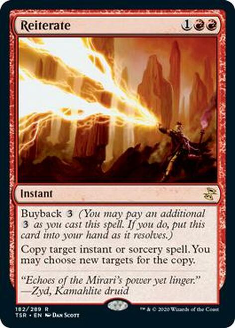 Reiterate [Time Spiral Remastered] Magic: The Gathering