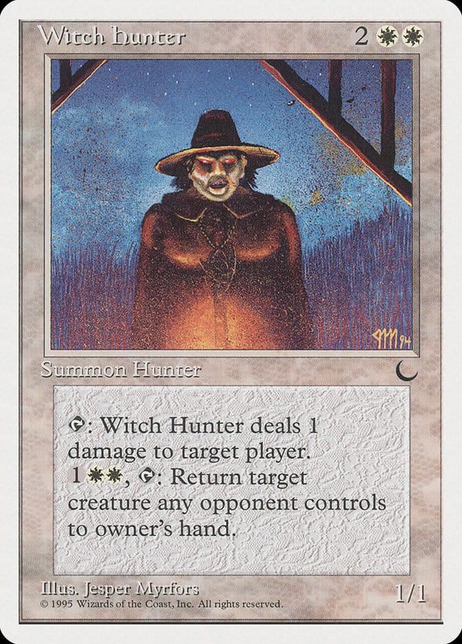 Witch Hunter [Chronicles] Magic: The Gathering