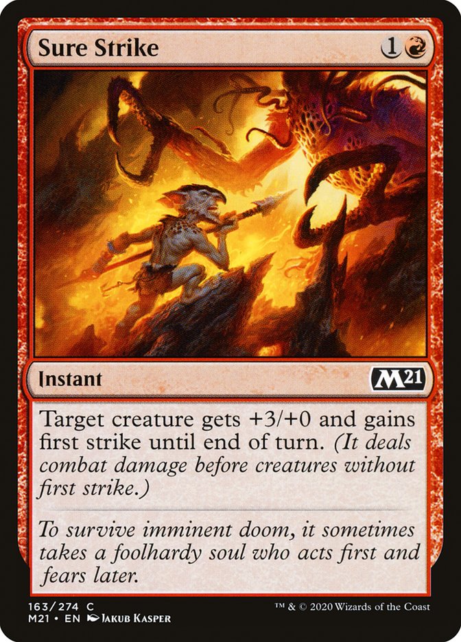 Sure Strike [Core Set 2021] Magic: The Gathering
