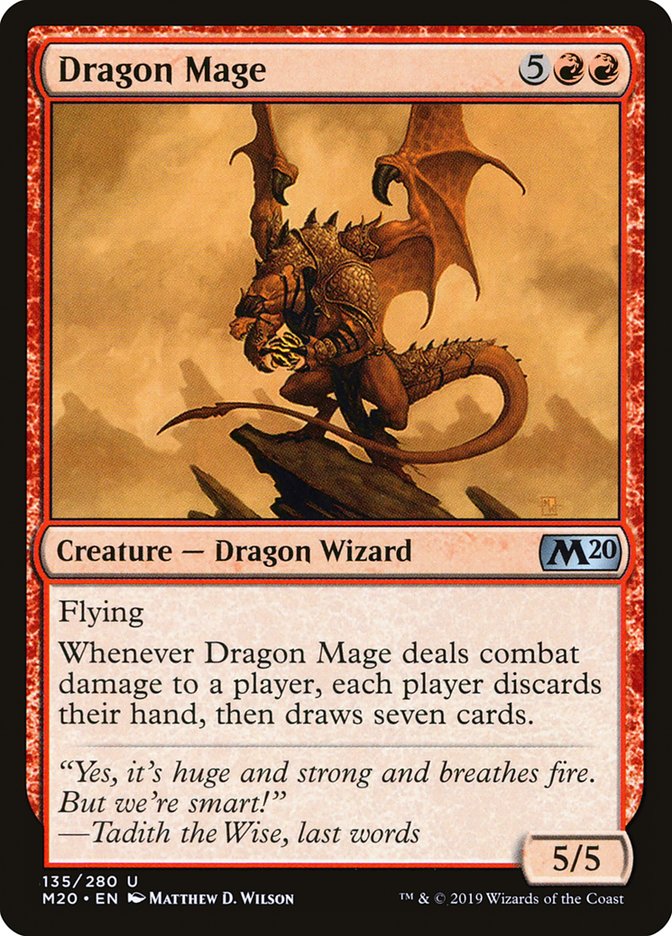 Dragon Mage [Core Set 2020] Magic: The Gathering