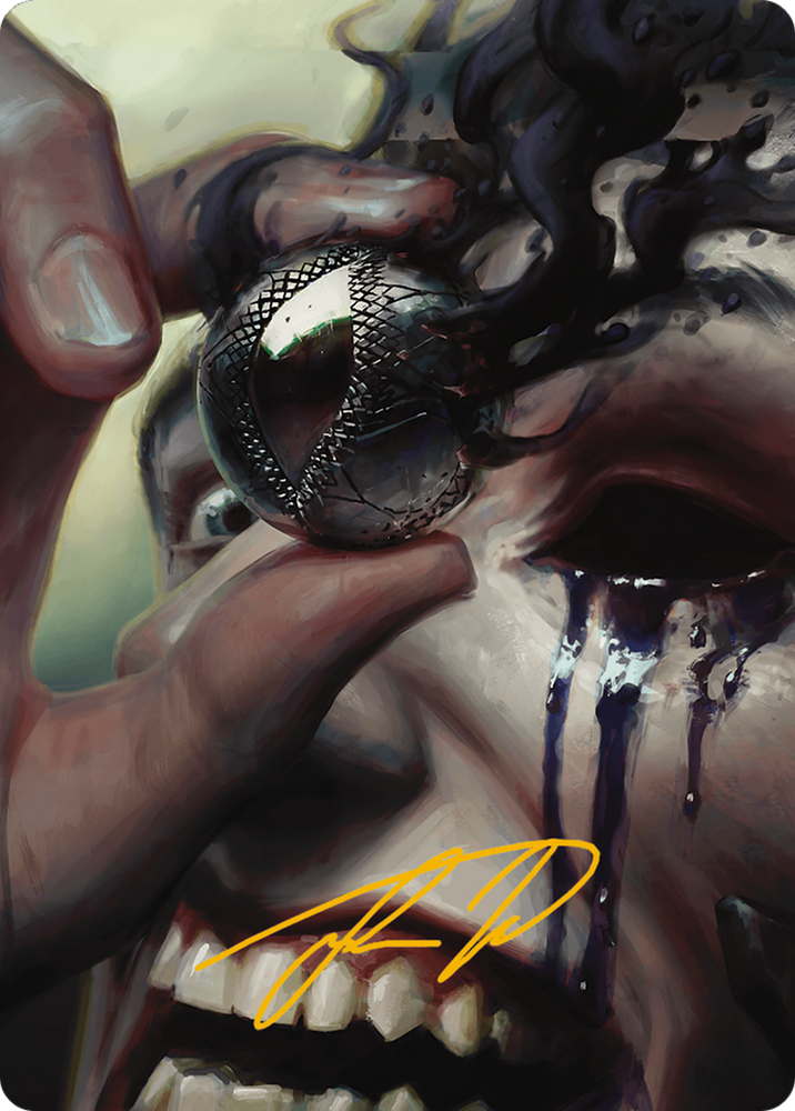 Jet Medallion Art Card (Gold-Stamped Signature) [Modern Horizons 3 Art Series] Magic: The Gathering