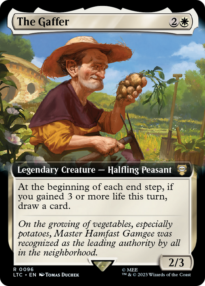 The Gaffer (Extended Art) [The Lord of the Rings: Tales of Middle-Earth Commander] Magic: The Gathering