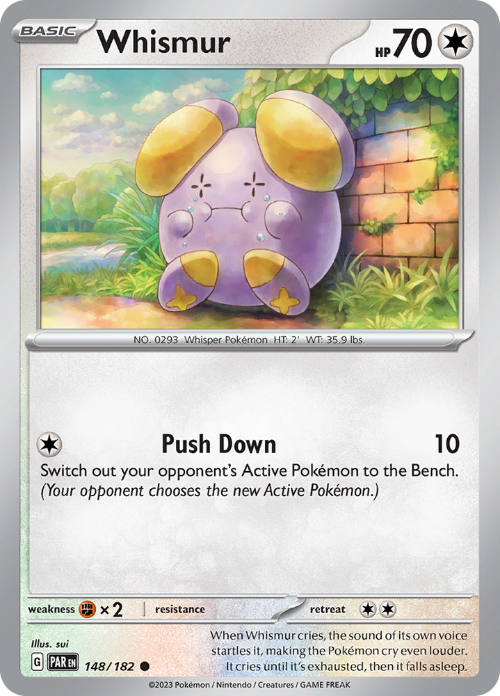 Whismur (148/182) [Scarlet & Violet: Paradox Rift] Pokémon