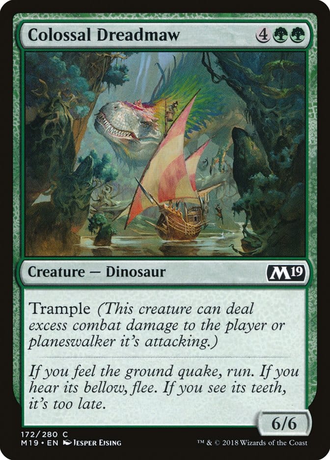 Colossal Dreadmaw [Core Set 2019] Magic: The Gathering