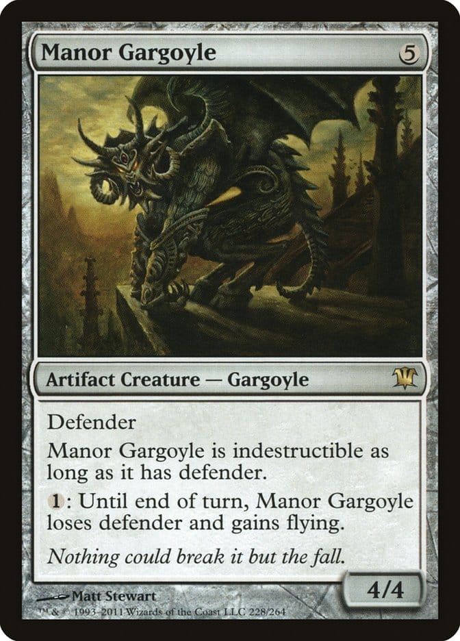 Manor Gargoyle [Innistrad] Magic: The Gathering