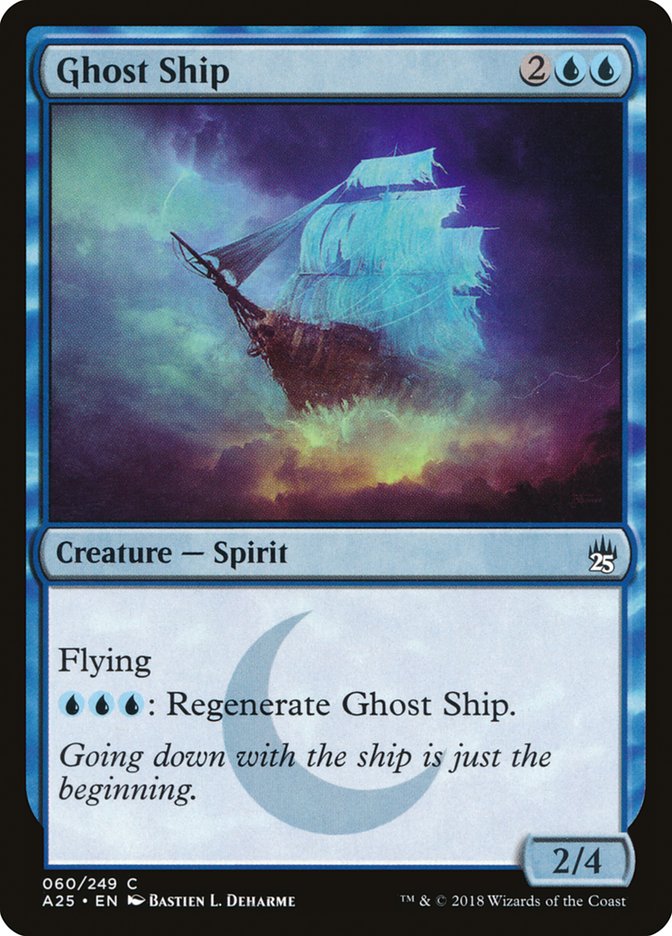 Ghost Ship [Masters 25] Magic: The Gathering