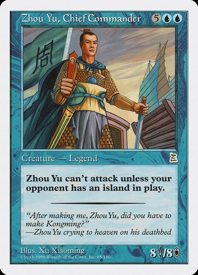Zhou Yu, Chief Commander [Portal Three Kingdoms] Magic: The Gathering