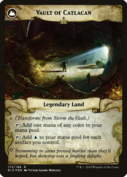 Storm the Vault // Vault of Catlacan [Rivals of Ixalan Prerelease Promos] Magic: The Gathering