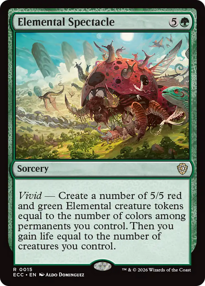 Elemental Spectacle [Lorwyn Eclipsed Commander] Magic: The Gathering
