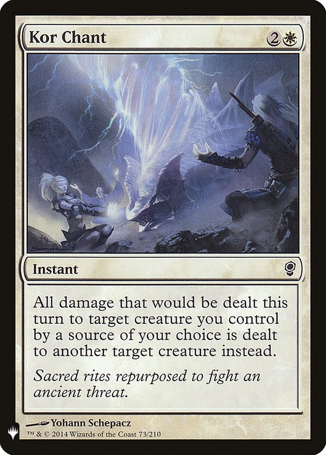 Kor Chant [Mystery Booster] Magic: The Gathering