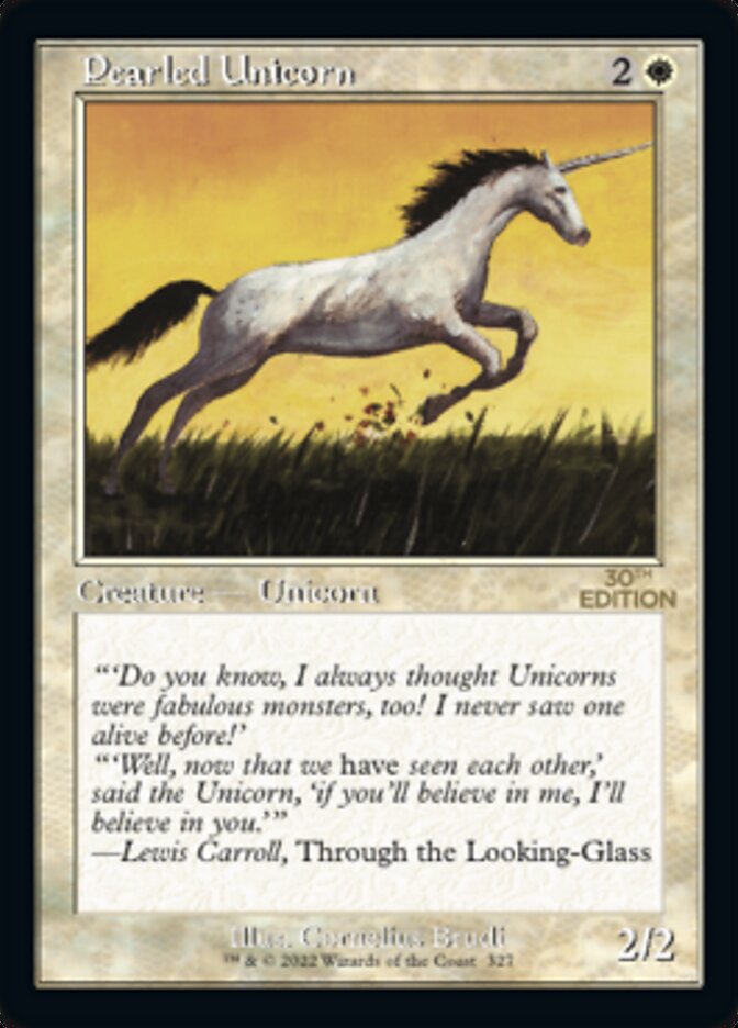 Pearled Unicorn (Retro) [30th Anniversary Edition] Magic: The Gathering