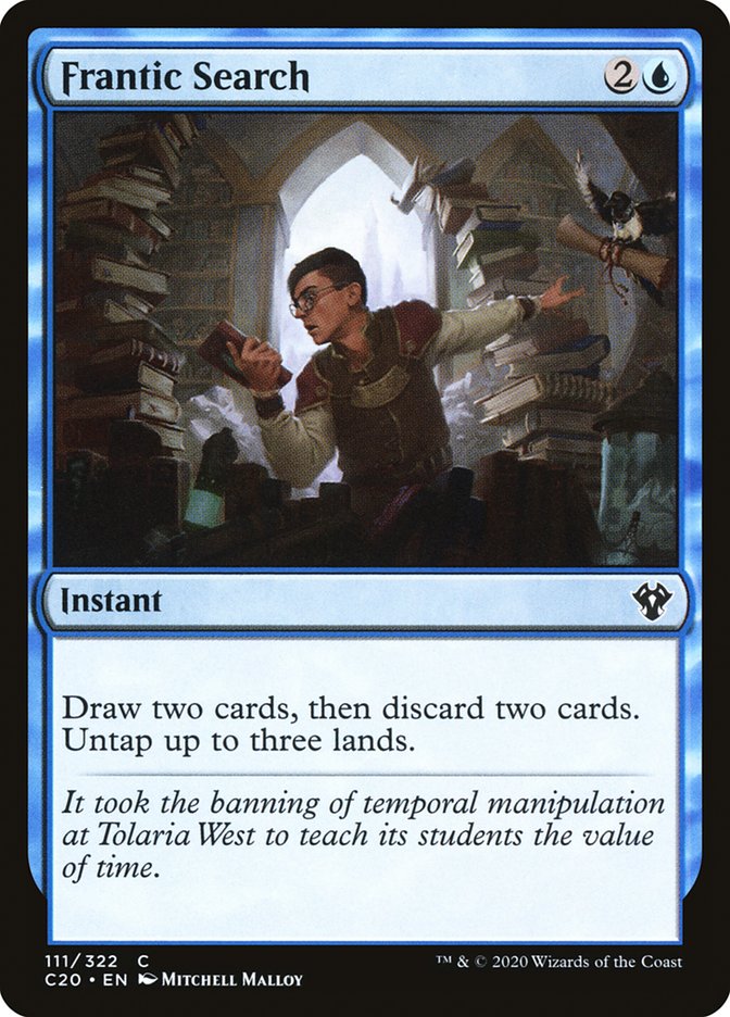 Frantic Search [Commander 2020] Magic: The Gathering