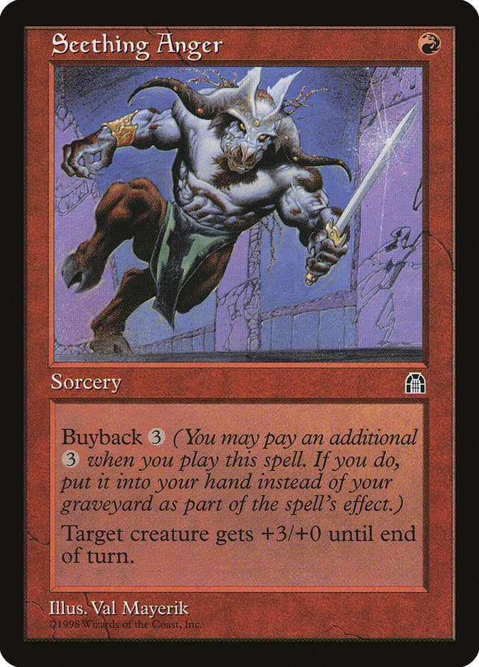 Seething Anger [Stronghold] Magic: The Gathering