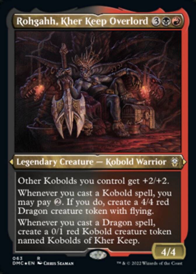 Rohgahh, Kher Keep Overlord (Foil Etched) [Dominaria United Commander] Magic: The Gathering