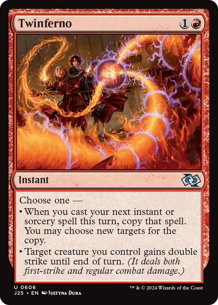 Twinferno [Foundations Jumpstart] Magic: The Gathering