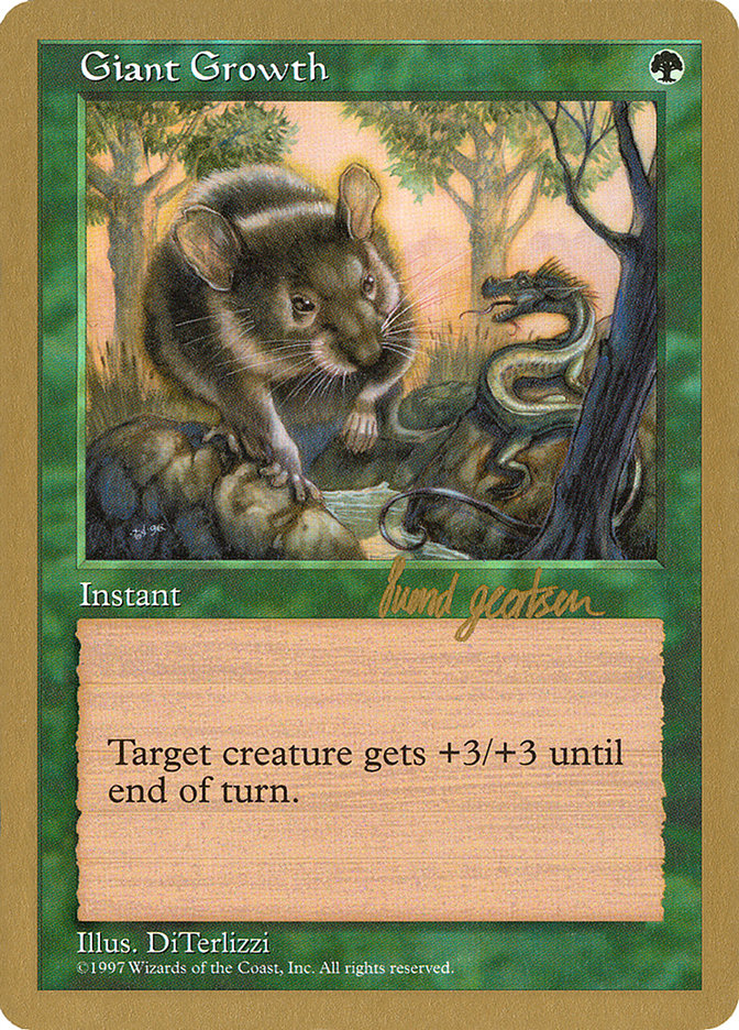 Giant Growth (Svend Geertsen) [World Championship Decks 1997] Magic: The Gathering