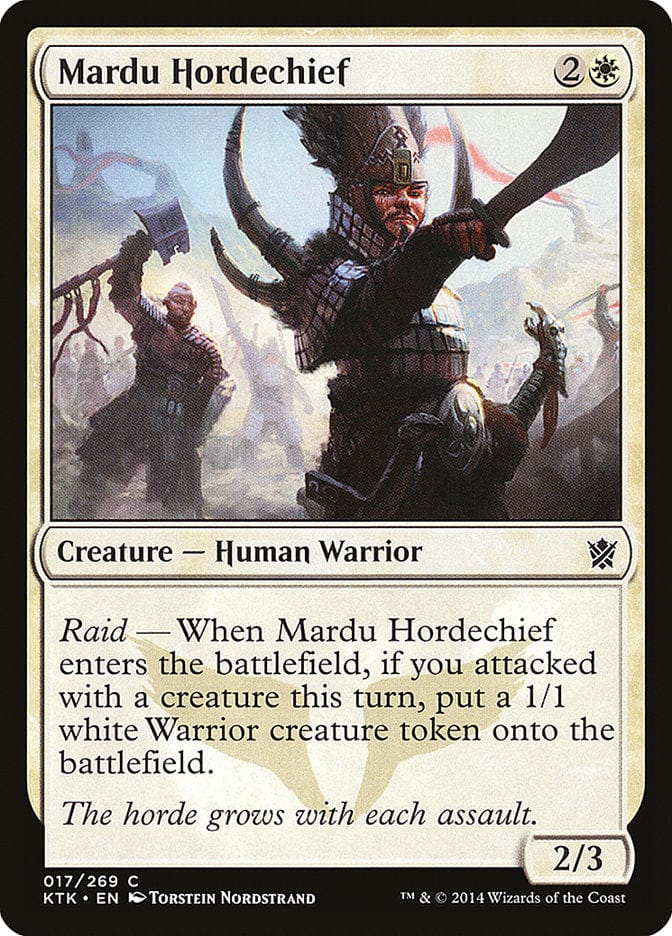 Mardu Hordechief [Khans of Tarkir] Magic: The Gathering
