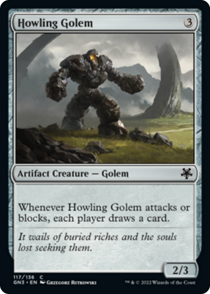Howling Golem [Game Night: Free-for-All] Magic: The Gathering