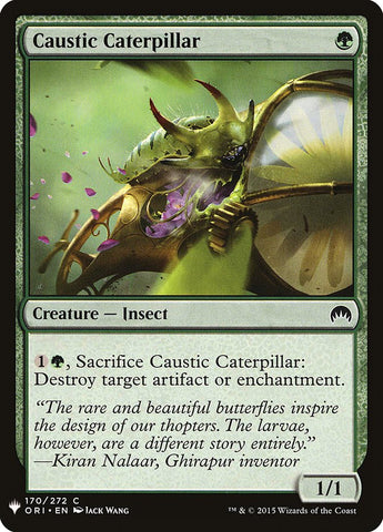Caustic Caterpillar [Mystery Booster] Magic: The Gathering