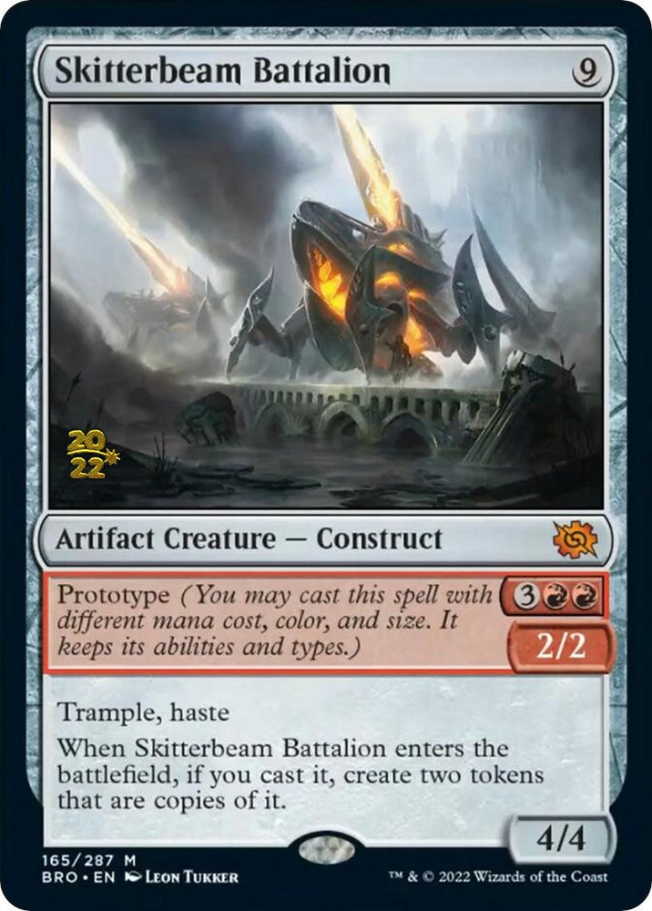 Skitterbeam Battalion [The Brothers' War Prerelease Promos] Magic: The Gathering