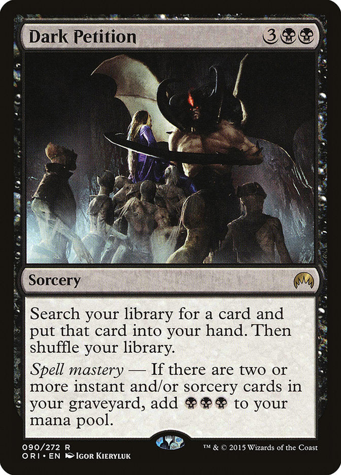 Dark Petition [Magic Origins] Magic: The Gathering