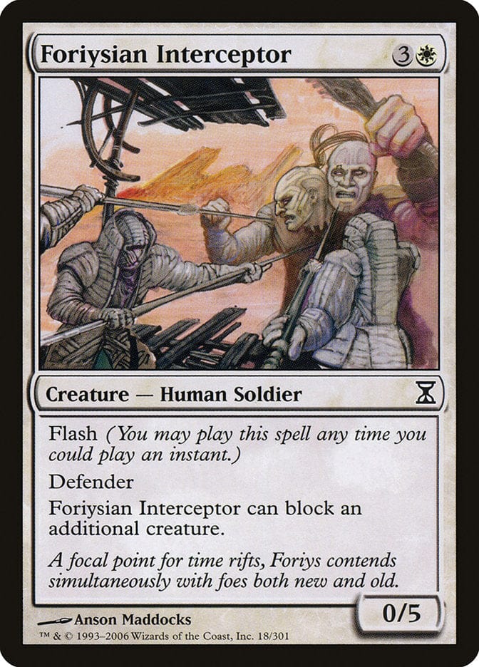 Foriysian Interceptor [Time Spiral] Magic: The Gathering