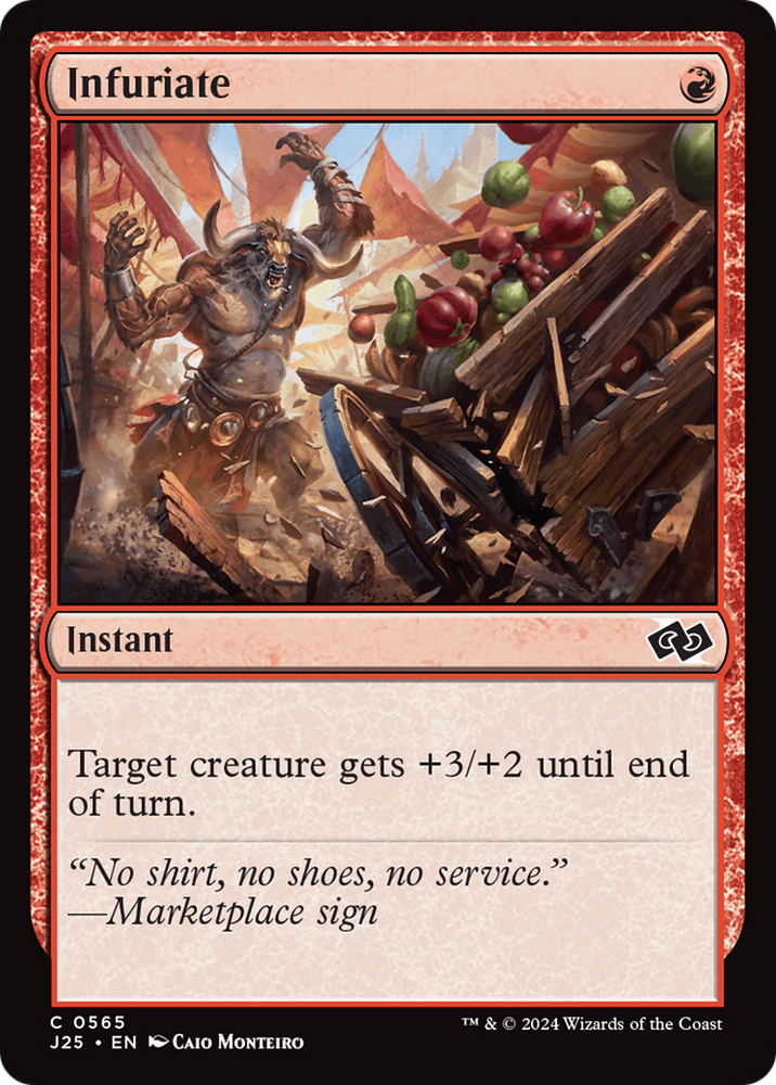 Infuriate [Foundations Jumpstart] Magic: The Gathering