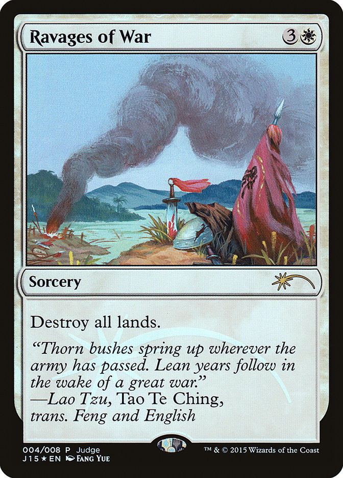 Ravages of War [Judge Gift Cards 2015] Magic: The Gathering