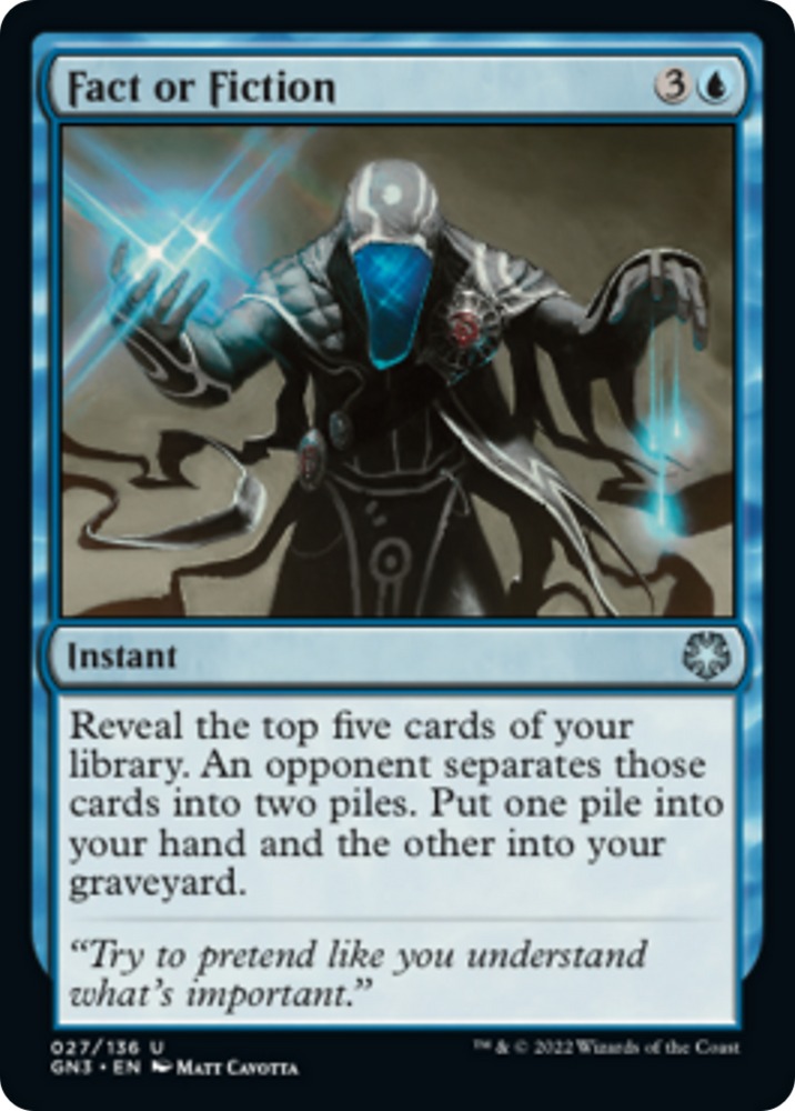 Fact or Fiction [Game Night: Free-for-All] Magic: The Gathering