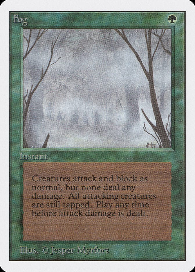 Fog [Unlimited Edition] Magic: The Gathering