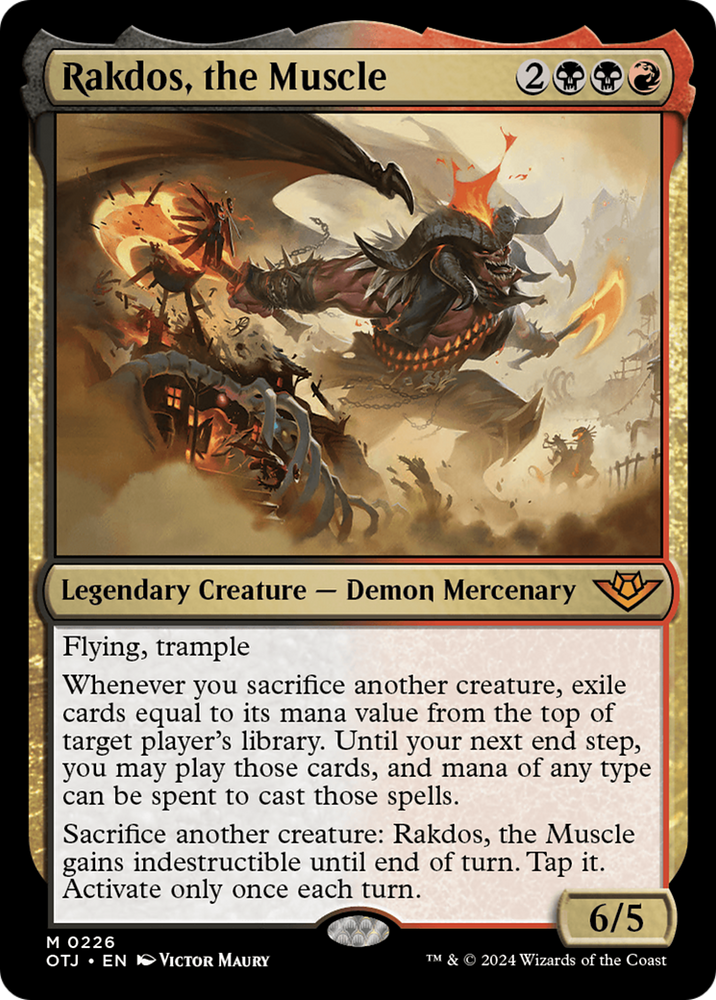 Rakdos, the Muscle [Outlaws of Thunder Junction] Magic: The Gathering