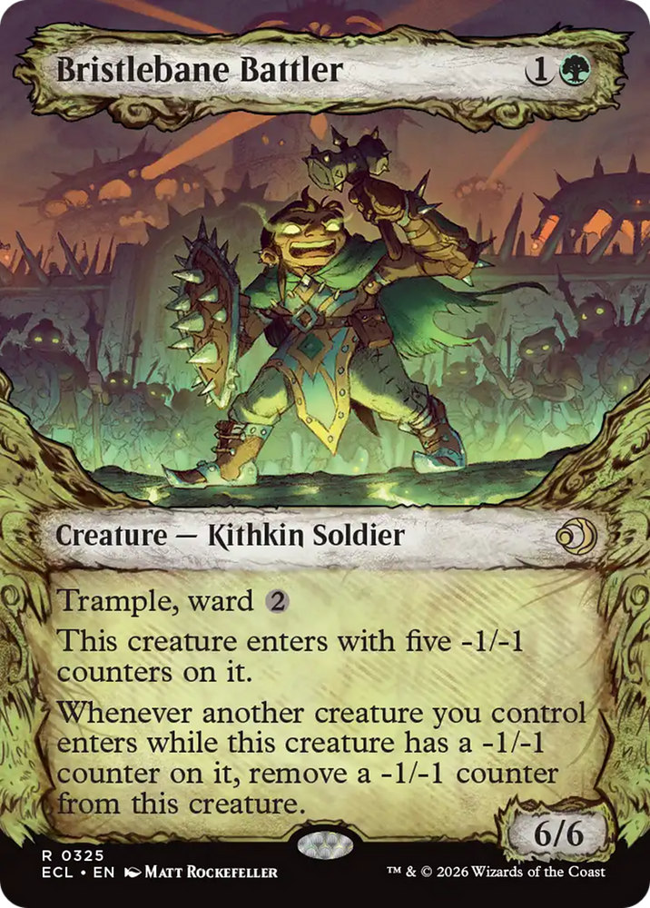 Bristlebane Battler (Showcase) [Lorwyn Eclipsed] Magic: The Gathering